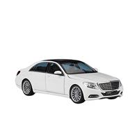 HUIPENPP for desktop decoration For Benz S-Class Classical Diecast Car Metal Alloy Model Car 1:24 Collectible Ornaments(White)
