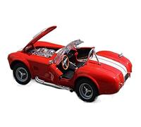 HUIPENPP for desktop decoration For Ford For Mustang Shelby 427 S/C 1965 Alloy Car Model Diecast Vehicles Car Birthday 1:24 Collectible Ornaments(Red)