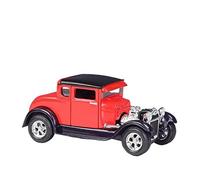 HUIPENPP for desktop decoration For Ford Model A 1929 Alloy Classic Old Car Model Diecast Metal Retro Car Model 1:24 Collectible Ornaments(Red)