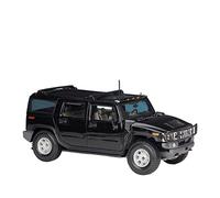 HUIPENPP for desktop decoration For Hummer H2 SUV 2003 Alloy Metal Model Car Static Model Die Cast Holiday 1:18 Collectible Ornaments(Black)