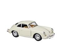 HUIPENPP for desktop decoration For Porsche 356B Coupe 1961 Alloy Car Model Diecast Vehicles Car Birthday 1:24 Collectible Ornaments(White)