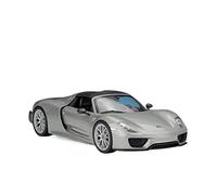 HUIPENPP for desktop decoration For Porsche 964 Turbo 918 Alloy Model Car Static Metal Model Vehicles 1:18 Collectible Ornaments(Titanium)