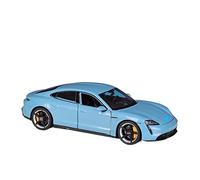 HUIPENPP for desktop decoration For Porsche Taycan Turbo S Static Die Cast Vehicles Model Car Decoration 1:24 Collectible Ornaments(Blue)