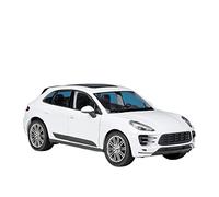 HUIPENPP for desktop decoration For Porsche Turbo SUV Scale Model Die Cast Metal Car 1:24 Collectible Ornaments(White)