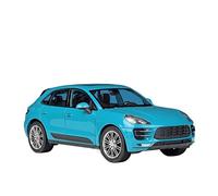 HUIPENPP for desktop decoration For Porsche Turbo SUV Scale Model Die Cast Metal Car 1:24 Collectible Ornaments(Blue)