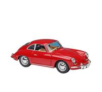 HUIPENPP for desktop decoration Static Diecast Alloy Model Car 1:24 For Porsche 356B Coupe 1961 Collectible Ornaments(Red)