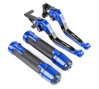 HUIPENPP for Suzuki GSF1200 Bandit GSF 1200 Bandit 2001 2002 2003 2004 2005 2006 Motorcycle Brake Clutch Levers Handlebar Hand Grips Ends Colorful Handles(Blue)