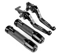 HUIPENPP for Yamaha X-MAX 125 Xmax 125/200/250/400 2016 2017 2018 Motorcycle Brake Clutch Levers Handlebar Hand Grips Colorful Handles(Black)
