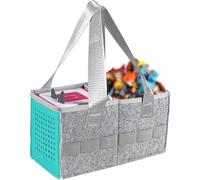 huipinghu Carrying Bag for Toniebox Starter Set and Accessories Storage Bag, Toniebox Audio Player Felt Organizer Bag, Carrying Case Bag for Toniebox & Accessories with Handle for Toniebox (Blue)