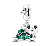 HUIPOJUE 925 Sterling Silver Bead Charms for Bracelets and Necklaces Compatible Pandora,Clip Stoppers, Safety Chain,Christmas Jewelry Gifts for Women