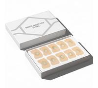HuiPoLii Magnetic Nose Strips Refill Pack（90Pairs,Athletic Nasal Strips for Snoring & Sleeping,Oil & Sweat Proof High-Adhesive Patch.