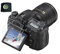 HUIPUXIANG D750 D780 Top+Screen Protector for Nikon D750 D780 Camera with Hot Shoe Cover,0.3mm High Definition 9H Hardness LCD Tempered Glass Film [2+2 Pack]