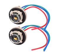 HUIQIAODS 1157 Bay15d P21/5W LED Bulb Holder Sockets Plug Base Connector | for Turn Signal Tail Brake Light