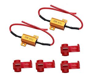 HUIQIAODS 50W 25W 6Ohm Load Resistor (25W 6Ohm Load Resistor Canbus)