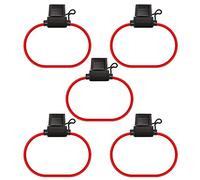 HUIQIAODS Inline Fuse Holder 12V 15A 16AWG Waterproof for Car Auto Blade Fuses