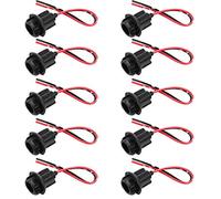 HUIQIAODS T10 194 168 W5W Light Bulb Socket Holder Connector Extension for Parking Light