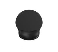 HUIQIHANG Mouse Pad with Wrist Support Rest, Comfortable Memory Foam Ergonomic with Gel Wrist Rest Support Gaming for Computer, Laptop, PC, Home, Office, Travel - Black