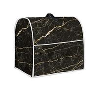 HUISEFOR Black Marbling Print Stand Mixer Cover Compatible with 6-8 Quart Kitchen Aid Mixer, Washable Dustproof Covers Fit All Tilt Head & Bowl Lift Models Mixers, Easy to Clean