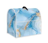 HUISEFOR Blue Marble Print Stand Mixer Cover Home Kitchen Washable Appliance Cover, Kitchen Decorations Universal Dust Proof Mixers Protector with Top Handle and Pockets