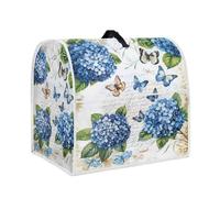 HUISEFOR Butterfly Stand Mixer Cover 4.5-5 Quart Hydrangea Floral Kitchen Appliance Dust Cover Universal for Air Fryers, Coffee Makers Pressure Cooker Mixer Parts & Accessories