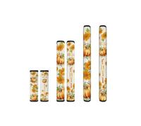HUISEFOR Fall Pumpkin Refrigerator Handle Covers Set of 6 Sunflower Fridge Handle Covers for Kitchen Washable Microwave Oven Stove Dishwasher Handles Protector Gift for Friends