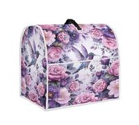 HUISEFOR Hummingbird Stand Mixer Cover 6-8 Quart Floral Print Kitchen Appliance Covers Dust Protection Universal for Pressure Cooker Air Fryer Washable Kitchen Decoration Gift for Housewarming