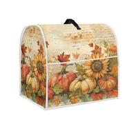 HUISEFOR Pumpkin Mixer Cover for Kitchen Aid 4.5-5 Qt Mixer, Maple Leaf Small Appliance Dust Covers Universal for Air Fryers, Coffee Makers, Kitchen Decor Gift for Friends
