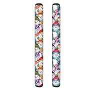 HUISEFOR Snowman Refrigerator Handle Covers Replacement Fridge Handle Covers Set of 2 Refrigerator Door Handles Cover for Kitchen Decor Universal Fits Freezer, Oven and Dishwasher Christmas Decor