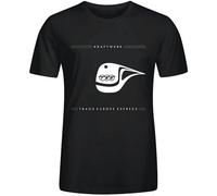 HUISHIJIA Kraftwerk Trans Europa Express T Shirts for Men Black XL