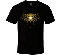 HUISHIJIA Neverwinter Nights Video Game T Shirt Black L