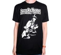 HUISHIJIA Stevie Ray Vaughan T Shirt - Live Alive 100% Us Import Blues Black 3XL