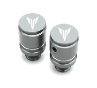HUISI CNC Aluminum Rear View Side Mirrors Hole Plug Screws Caps Cover Bolts Fit For YAMAHA MT09 MT07 FZ09 FZ07 MT125 MT25 MT10 MT03 MT01(A Titanium)