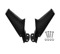 HUISI Fit For CBR1000RR CBR 1000RR Cbr1000rr 08-17 Motorcycle Mirrors Rearview Mirror Fixed Wind Wing 2 Pcs Side Spoiler Winglets Parts(Bright Black)