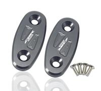 HUISI Fit For CBR500R CBR250R CBR300R Motorcycle Mirror Hole Cover Windscreen Driven Eliminators Cap(Titanium CBR250R)