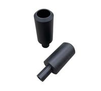 HUISI Fit For CBR600RR CBR 600RR 600 RR 2003-2005 2006 Motorcycle Black Carbon Fiber Look Frame Sliders Crash Falling Protection(Black)