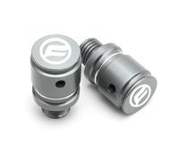 HUISI Fit For CFMOTO 150 250 300 400 650 NK 650MT 800MT 700CL-X M10*1.25 Motorcycle CNC Mirror Hole Plugs Screws Bolts Accessories(A Titanium)