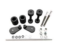 HUISI Fit For Kawasaki Ninja 250R 250 R 2008-2009 2010 2011 2012 2013 No Cut Motorcycle Parts Black Frame Sliders Crash Falling Protection(Black)
