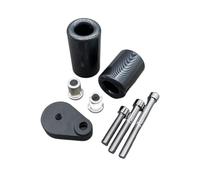 HUISI Fit For Kawasaki Ninja ZX-6R ZX6R ZX 6R 636 2007-2008 No Cut Motorcycle Black Carbon Frame Sliders Crash Falling Protection(Carbon)
