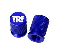HUISI Fit For Royal Enfield Bullet/Meteor/Classic 350 500 Interceptor 650 Continental GT 535 Himalayan 400 411 Motorcycle Tire Valve Caps(Blue)
