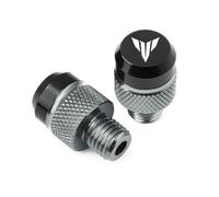HUISI Fit For YAMAHA MT-07 FAZER MT Motorcycle M10*1.25 Aluminum Screws Bolts Mirror Hole Plugs Cap(A Titanium)