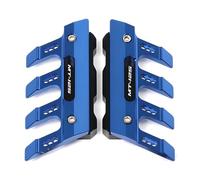 HUISI Fit For Yamaha MT-125 Mt125 Motorcycle Aluminum Mudguard Side Protection Block Front Fender Anti-fall Slider Accessories(Blue)