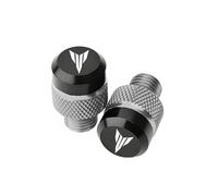 HUISI Fit For Yamaha MT07 MT09 MT10 MT15 MT 07 09 10 SP FZ09 FZ07 Motorcycle Accessories M10*1.25 Mirror Hole Plugs Screws Bolts Covers(Silver)