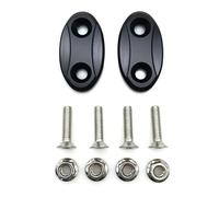 HUISI Fits For Yamaha YZF R1 ABS YZF-R1 2008 2009 2010 2011 2012 2013 2014 Motorcycle Mirror Block Off Plates Blanking Holes Caps Kits(Black)