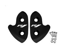HUISI Mirror Hole Cover Windscreen Driven Eliminators Cap Fit For R1 2015-2019 R1M 2016-2019 Motorcycle Accessories Yzfr1(R1 Black)