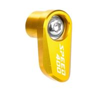 HUISI Motorcycle Accessories Aluminum Front Rear Wheel ABS Sensor Protection Fit For Triumph Scrambler 400X 400 X Speed 2023 2024(Gold-Speed)
