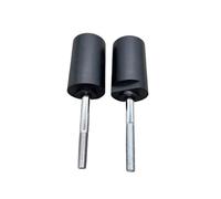 HUISI Motorcycle Accessories Black/Carbon No Cut Frame Sliders Falling Crash Protector Fit For Kawasaki ZX9R ZX 9R ZX 9 R 2002-2003(Black)