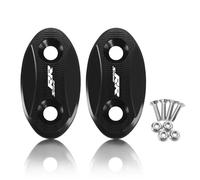 HUISI Motorcycle Accessories Fit For S1000RR S 1000 RR 2009-2018 Mirror Hole Cover Windscreen Driven Eliminators Cap S1000rr(Black S1000RR)