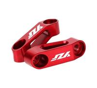 HUISI Motorcycle Accessories Rearview Mirror Extension Mount Bracket Fit For YAMAHA YZF R1 R1M R125 R15S R25 R3 R6 R7 YZFR7 YZFR6 YZFR3(YZF LOGO RED)