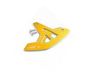 HUISI Motorcycle DRZ LOGO CNC Rear Brake Disc Caliper Guard Cover Protector Fit For Suzuki DRZ400 DRZ400S DRZ400E DRZ 400 DR Z 400S 400E (Size : TypeB-Gold)