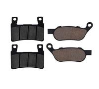 HUISI Motorcycle Front Rear Brake Pads Fit For HARLEY FLS FLSTC FLSS FXSB FLSTFBS FLSTF FXST FLSTFB Softail Slim Heritage Deluxe FA296(Front and Rear)